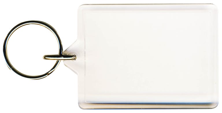 Insert Key Ring Blanks - 50 x 35mm
