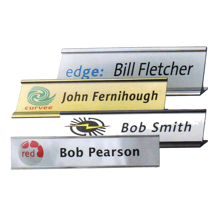 Desk/Door Nameplate Holders & Inserts